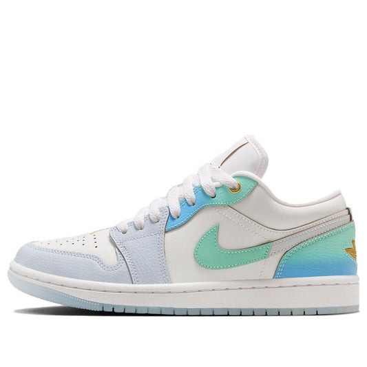 (WMNS) Air Jordan 1 Low SE 'Emerald Rise'  FN8899-131 Signature Shoe