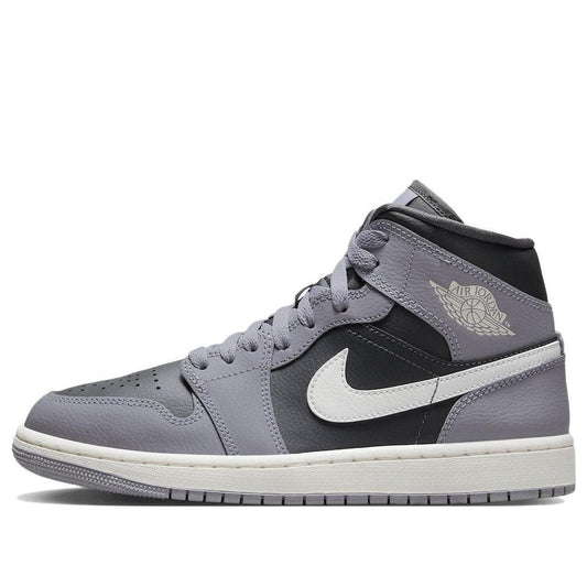 (WMNS) Air Jordan 1 Mid 'Cement Grey'  BQ6472-022 Iconic Trainers