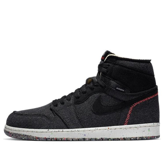 Air Jordan 1 High Zoom 'Crater'  CW2414-001 Classic Sneakers