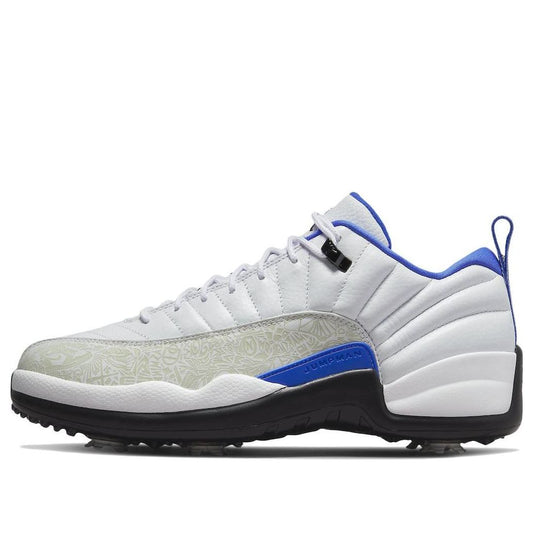 Air Jordan 12 Low Golf 'White Game Royal'  DM9015-105 Vintage Sportswear