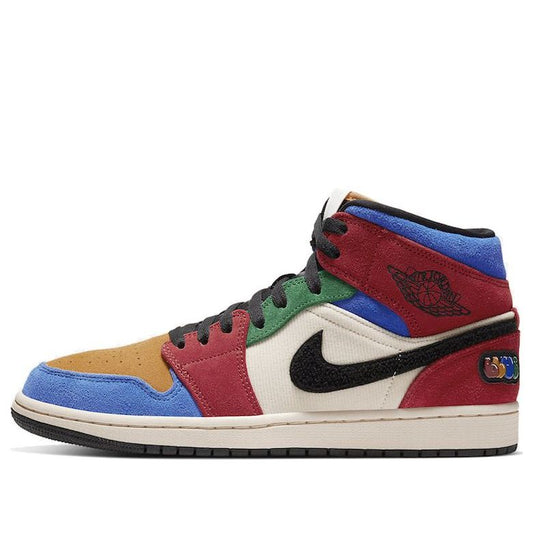 Blue The Great x Air Jordan 1 Mid 'Fearless'  CU2805-100 Cultural Kicks