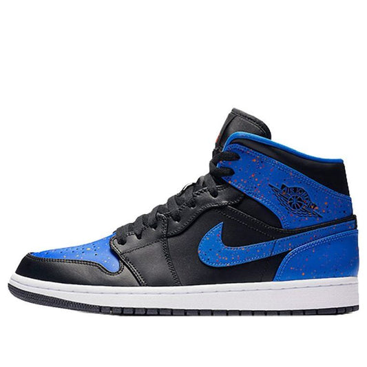 Air Jordan 1 Mid 'Royal Splatter'  554724-048 Epochal Sneaker