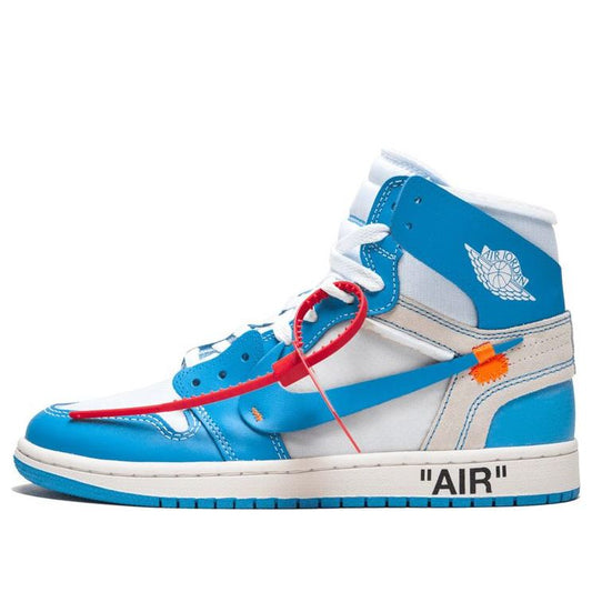 Off-White x Air Jordan 1 Retro High OG 'UNC'  AQ0818-148 Vintage Sportswear