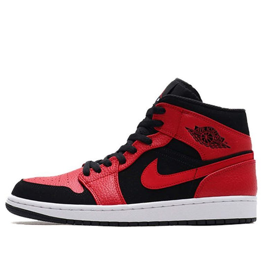 Air Jordan 1 Mid 'Bred'  554724-054 Epochal Sneaker